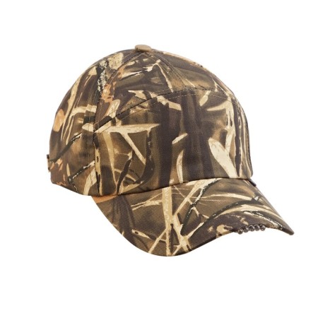 Tactical “Neon” cap with a flashlight, mixed fabric, reeds, size 59-60