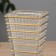 Vase Glass "Milagros" strip volume, h-17.5cm, d-10x7 cm, transparent