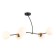 Suspended Ambrella Light, Modern, TR2548, 5HE27, Black color, bronze