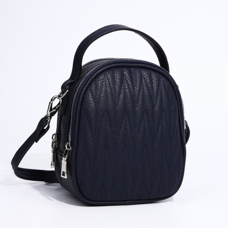 Bag Cross-Bodi Medvedkovo with a zipper, blue color-3