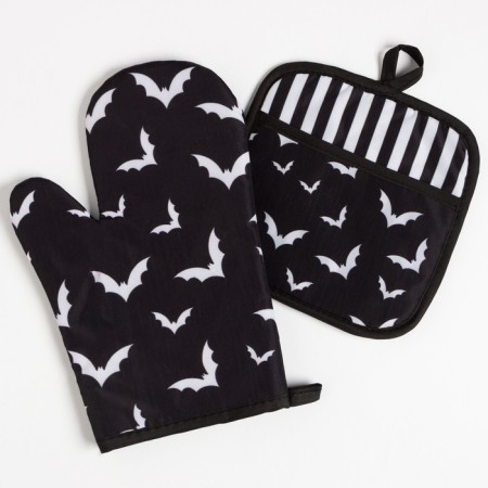 Kitchen set (2 items) of the “Night” share, a grade 17x17 cm, mittens 26x16 cm, 100% p/e-1
