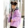 Jacket for girls, height 170 cm, lilac color