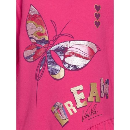 Set for girls, height 116 cm, raspberry color-5