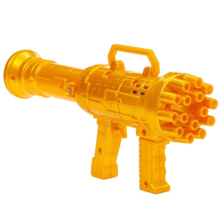 Machine gun soap bubbles generator, gold, 23.6 × 10.85 × 6 cm-5