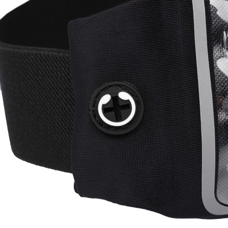 Sports bag Czech on the Luazon belt, telephone management, zipper compartment, black-4
