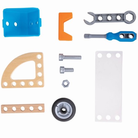 Game set for assembling machines Hape "Designer in a suitcase"-8