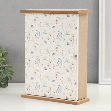 Keywood tree 6 hooks "Field flowers" 20x6.4x26 cm-2