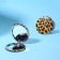 Folding mirror “Animal”, d = 7 cm, with an increase, artificial leather, color “leopard”