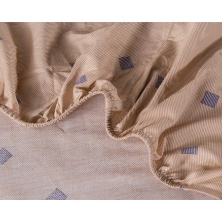 Sheet with pillowcases "Dolly", size 160x200x30 cm, 50x70 cm - 2 pcs, color blue-1