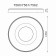 Ceiling light Mantra Coin, Led, 6000lm, 2700-5000k, 70 mm, color wood