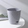 Kashpo with basal watering "Rumba", 1.5 l, color gray silk