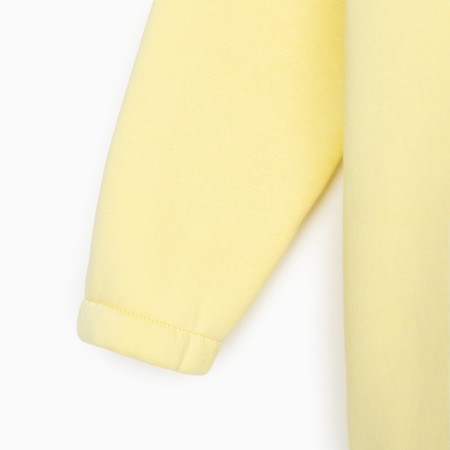 Kids (hoodies, trousers) minku: Basic Line Kids, Oversize, yellow color, height 134-8