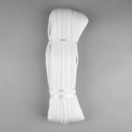 Rolled lightning "Spiral", No. 3, 100 m, white color-1