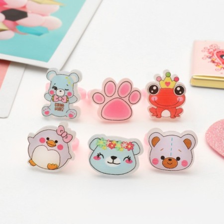 Children's ring "chosen" joy, shape of mix, color, dimensionless