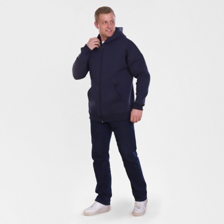 Male sweatshirt is formed, gray color, size 50-1