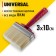 Brush Maclovice Stayer Universal 01824-10, light bristles, plastic case, 3x10 cm