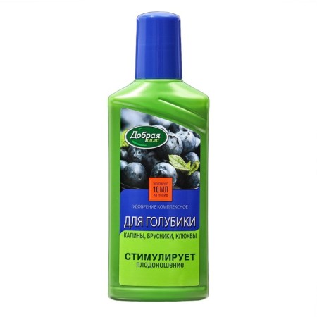 Fertilizer Organo-mineral for blueberries and forest berries, good force, 250 ml