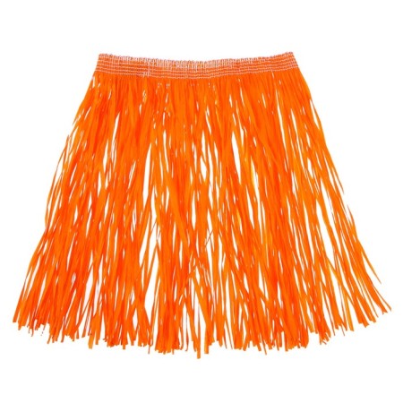 Hawaiian skirt, 40 cm, orange color-1