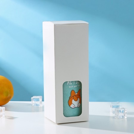 A glass bottle in the Action case, 300 ml, h = 17 cm, MIX drawing-5
