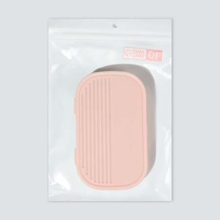 Manicure set, 8 items, in a plastic case, pink color-7
