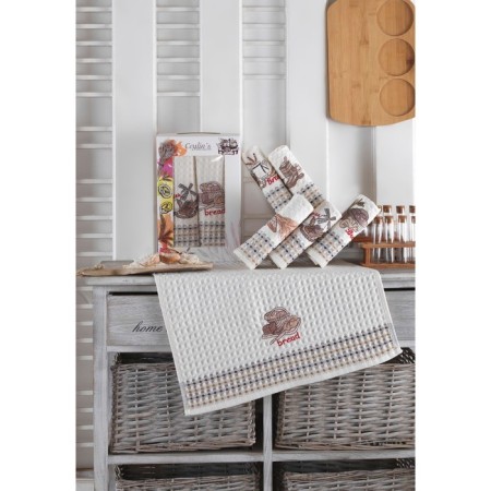 A set of wuffed napkins Diva Afrodita Ceylin "Bread", size 50x70 cm, 2 pcs-1