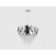 Crystal chandelier with Ambrella Light, Traditional, Tr5242, E14, Silver Color
