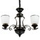 Aruna chandelier 3x40W E27 Black 62x62x46 cm Bayerlux