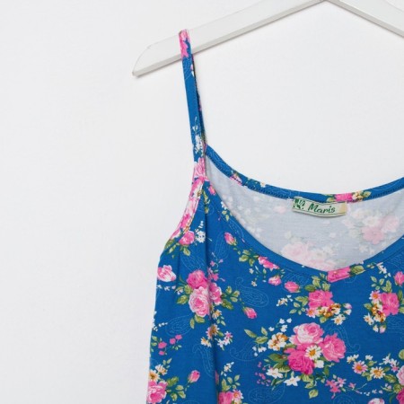 Female pajamas (T -shirt, pants) Indigo color, size 42-6