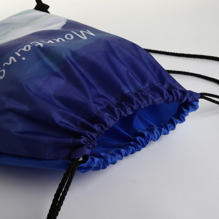 Bag for shoes on the lace, blue color-2