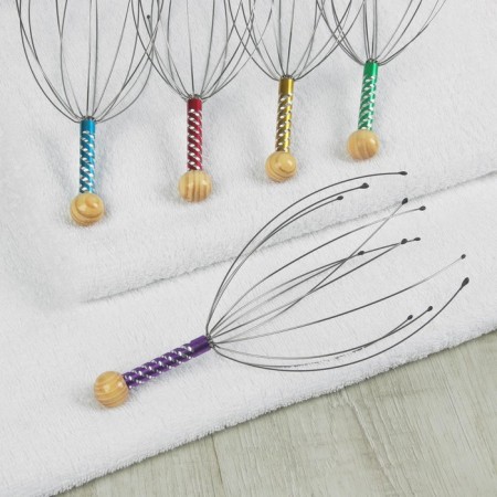 Massager "GRAY" for the head, color mix-2