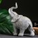 Figure "Elephant Openwork" Gray-Serebro, 16x8.5x19cm