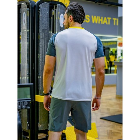 Sports T -shirt Male ISee, size 46, white color-3