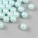 A set of beads "Pearls" d 12 mm, 250 gr, light blue