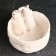 Kashpo "bunnies in a bag" 18x18x16cm, 0.9 liters