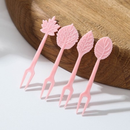 Set of forks, 40 pcs, 11.5 × 9 × 1 cm, color mix
