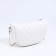 Bag Cross-Bodi with a zipper, white color