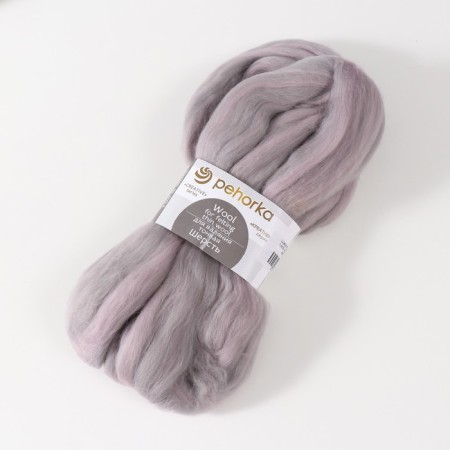 Fasting wool 100% thin wool 50g (1405 Angora)-1