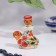Hochloma candlestick with a handle, gzhel, view 2, color