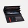 Women's wallet on a magnet, black color