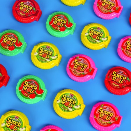Chewing gum Super Roll, Assorted, 12 g-1