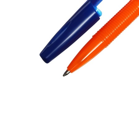 Ballic handle Office Style 820, node 0.7 mm, blue ink, Orange neon case-3