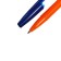 Ballic handle Office Style 820, node 0.7 mm, blue ink, Orange neon case