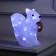 Figure Acryl. "Squirrel" 20 cm, 15LED, 220V, white