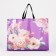 Household bag without fastening, lilac color