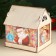 Sweet children's gift "Santa Claus": sweets 700 g, paints 12 colors, feeder