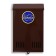 Mail box without a lock (with a loop), vertical, brown