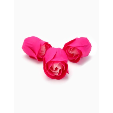 A set of soap roses in a box is 8 pieces, pink-white with a bunny-5
