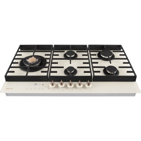 Hound surface HIBERG VM 9155 Y, gas, 5 fireproof, sensory timer, beige-2