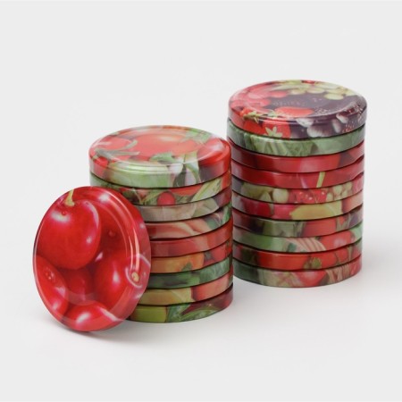 Conservation cover "Elites", TO-66 mm, screw, lithography, varnished, packaging 20 pcs, color mix