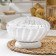 Vase for bread and fruits "Grace", 1.5 l, h = 14.5 cm, d = 21 cm, white color